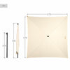 Beige Aurinkovarjo 175 x 240 x 175 cm
