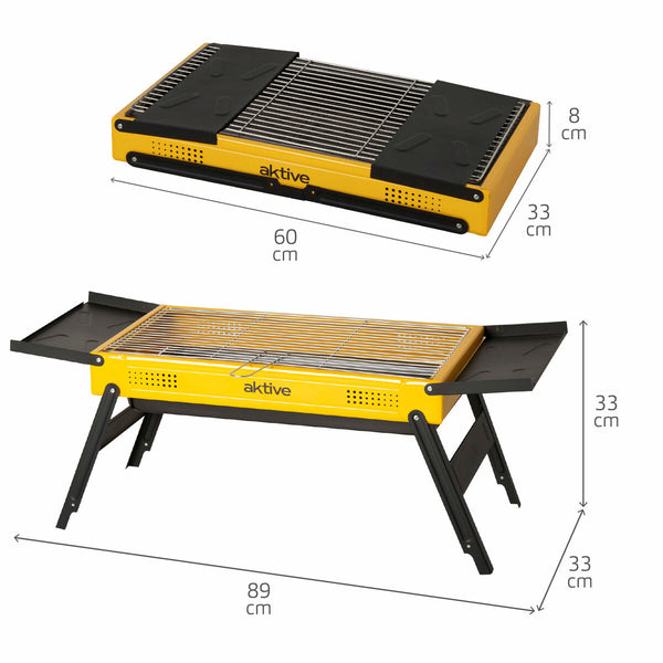 Keltainen Aktive Hiiligrilli 89 cm