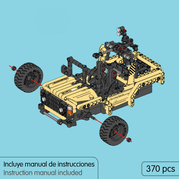Rakennussetti 370 osaa lapsille
