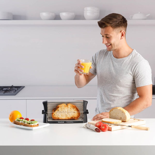 Taurus Todopan Musta Leivänpaahdin 700 W - Vuodevaatteet.fi