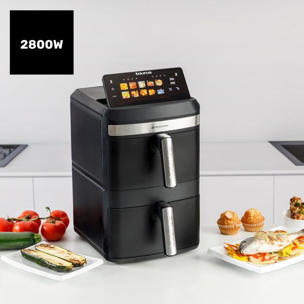 Taurus Airfryer DUO SLIM 13 L - Vuodevaatteet.fi