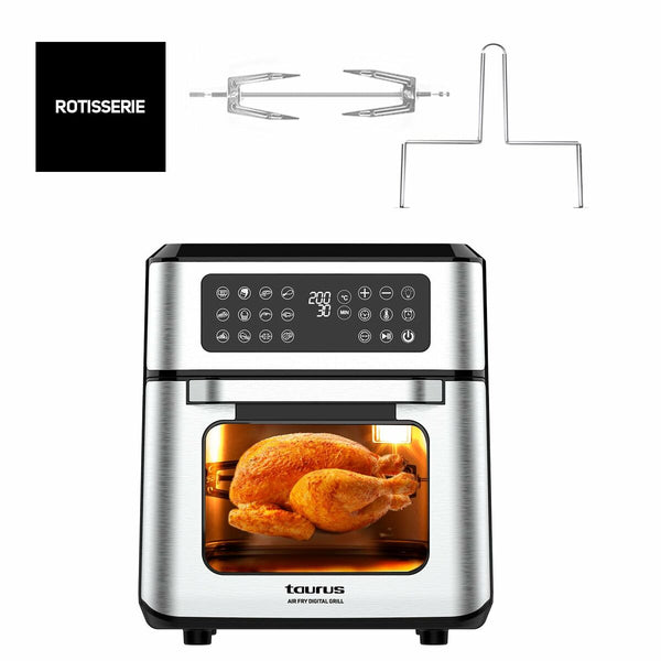 Taurus Airfryer 12L Musta - Vuodevaatteet.fi