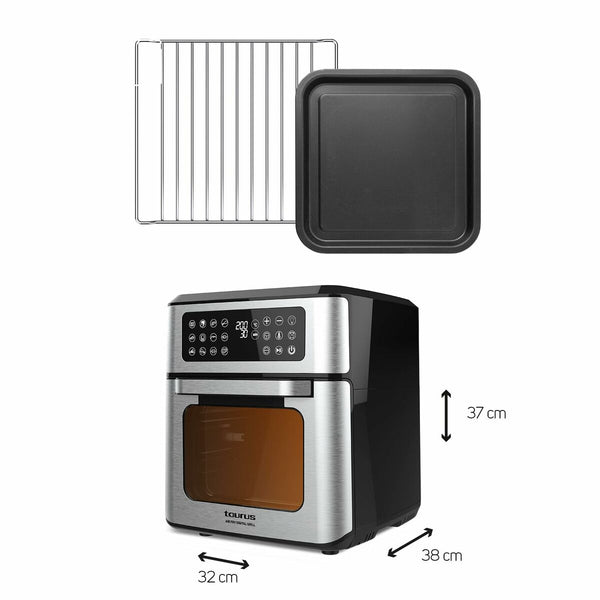 Taurus Airfryer 12L Musta - Vuodevaatteet.fi