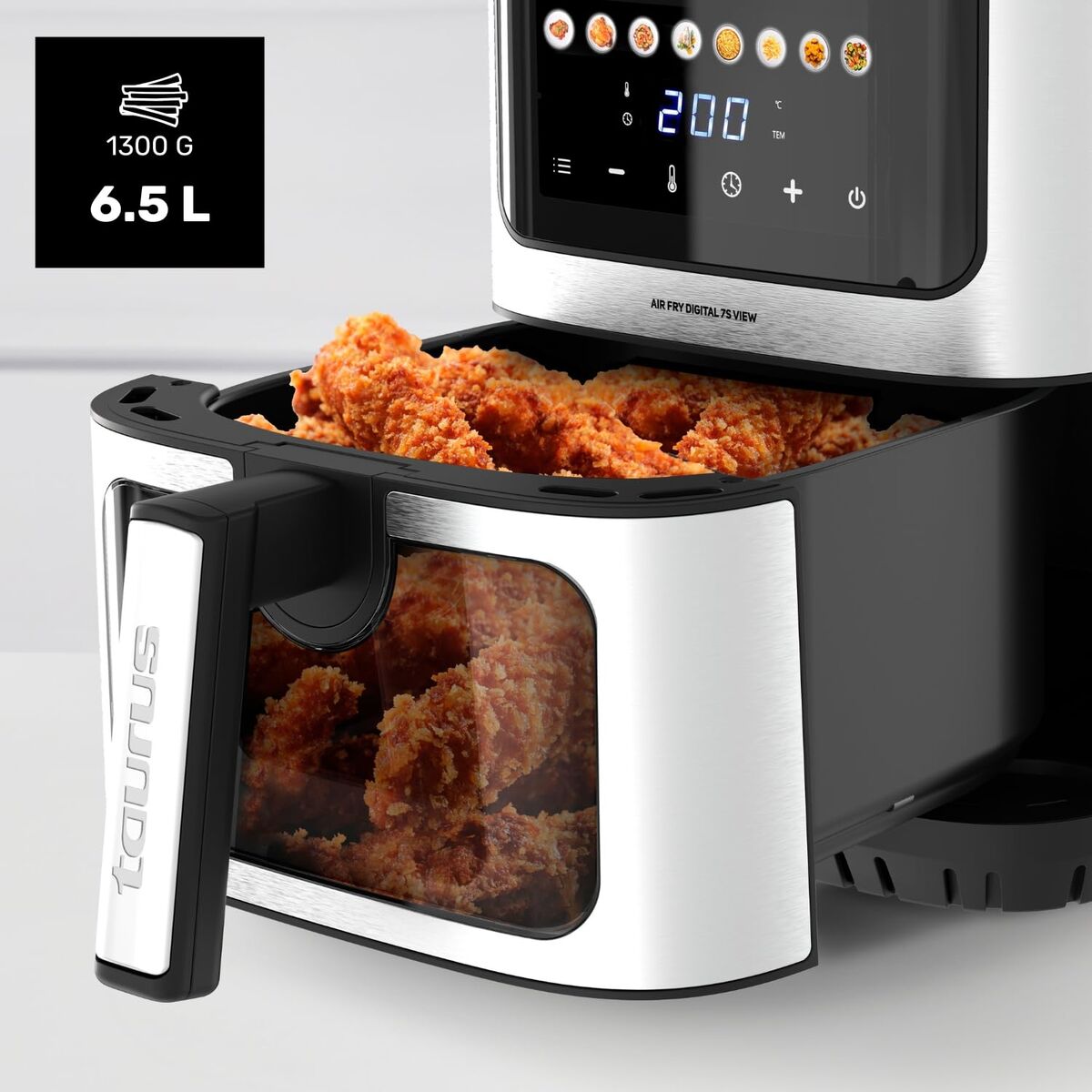 Taurus Airfryer Musta - Vuodevaatteet.fi