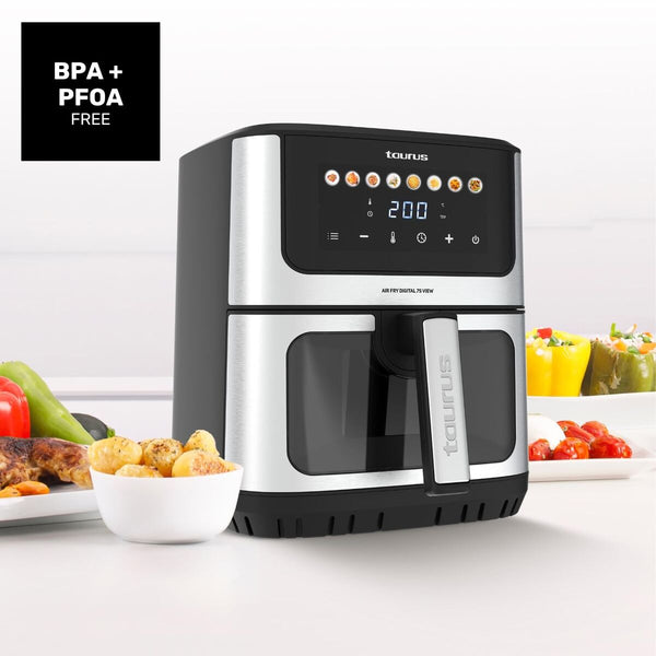 Taurus Airfryer Musta - Vuodevaatteet.fi