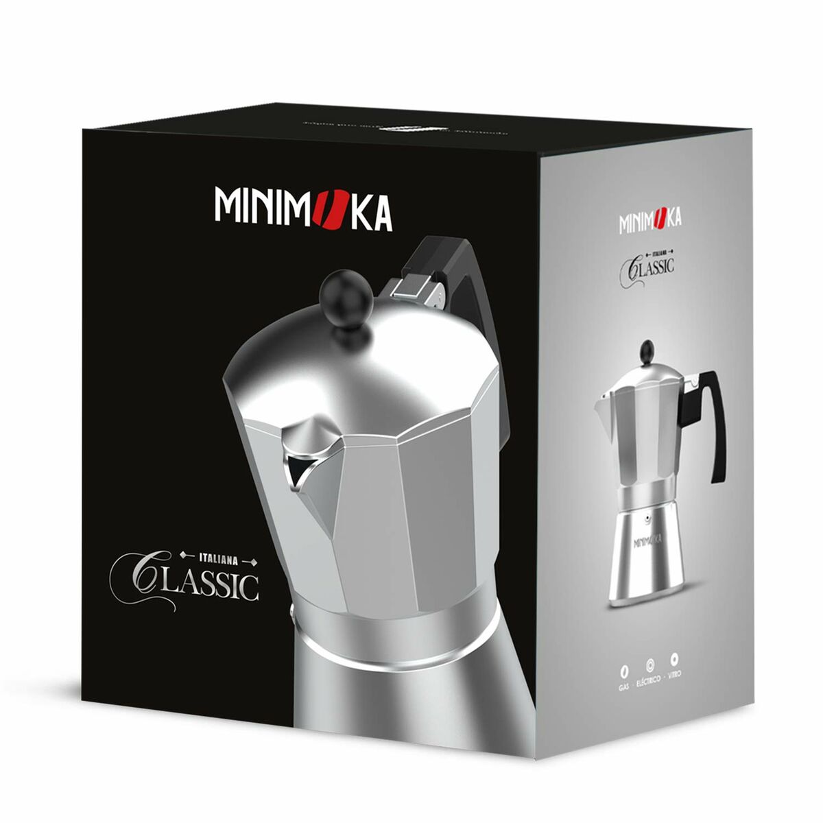 Italialainen Mokkapannu Taurus 6 Kupille