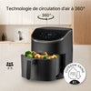UFESA Sparrow Airfryer 6 L Musta - Vuodevaatteet.fi