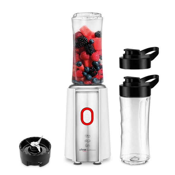 UFESA Nutrifusion Kuppiblenderi 1200W Valkoinen/Musta - Vuodevaatteet.fi