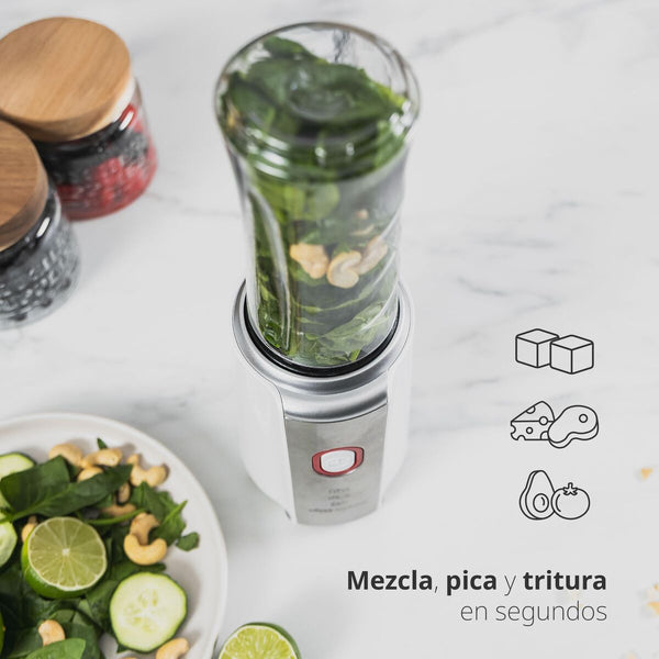 UFESA Nutrifusion Kuppiblenderi 1200W Valkoinen/Musta - Vuodevaatteet.fi