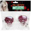 Valkoiset Halloween-lasit valolla