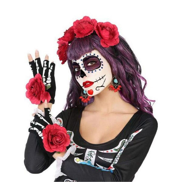 Punainen Halloween asustesetti