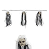 Valkoinen Halloween-seppele 153 cm