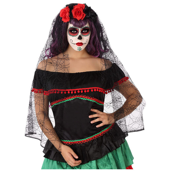 Halloween Otsapanta Punainen/Musta