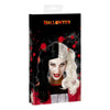 Valkoinen Harlekiini Halloween Peruukki