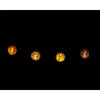 Monivärinen Halloween-seppele 6 kpl