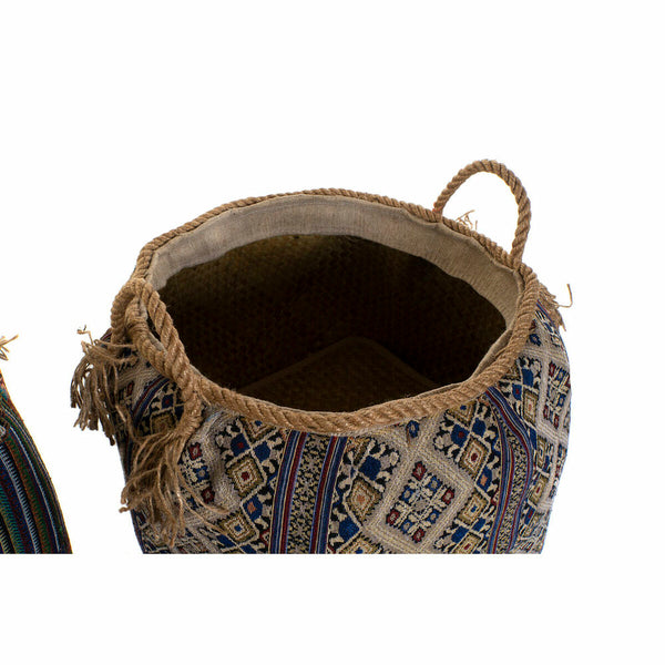 Boho Kori Luonnonkuidusta, 2 Kpl, Monivärinen