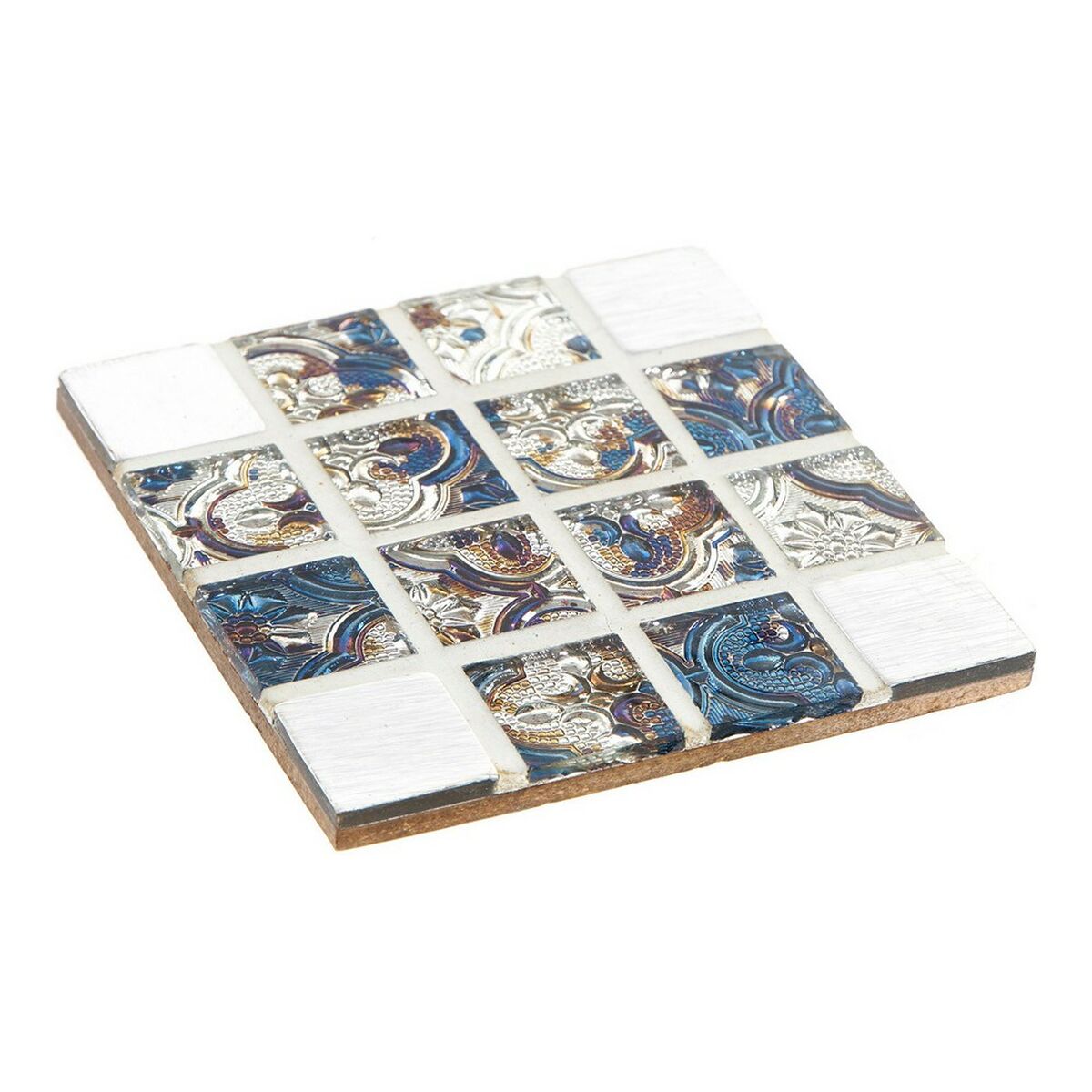 DKD Home Decor Lasinaluset Hartsi ja Puu, 6 kpl