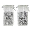 DKD Home Decor Kristallipurkki 1 L, 2 kpl