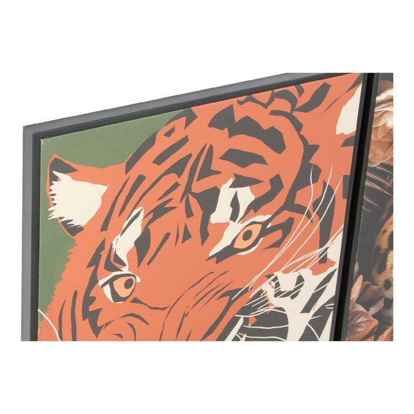 DKD Home Decor Tiikeri Kangastaulu 52 x 72 cm