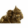 Kullattu Koristehahmo Apina DKD Home Decor