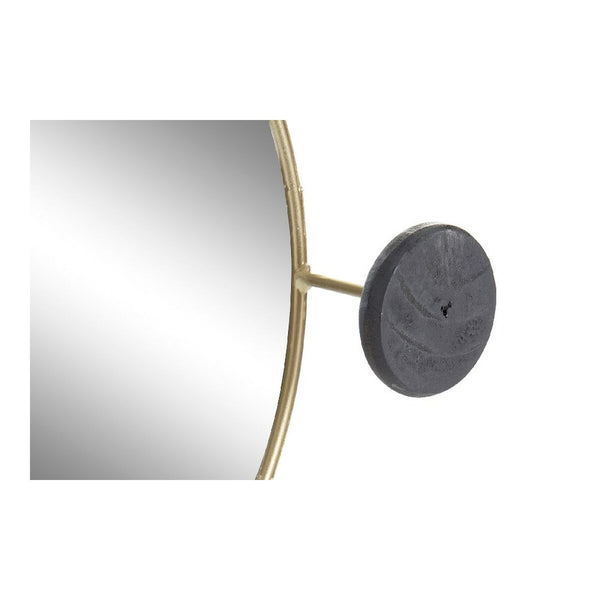 Seinäpeili DKD Home Decor Musta Kullattu