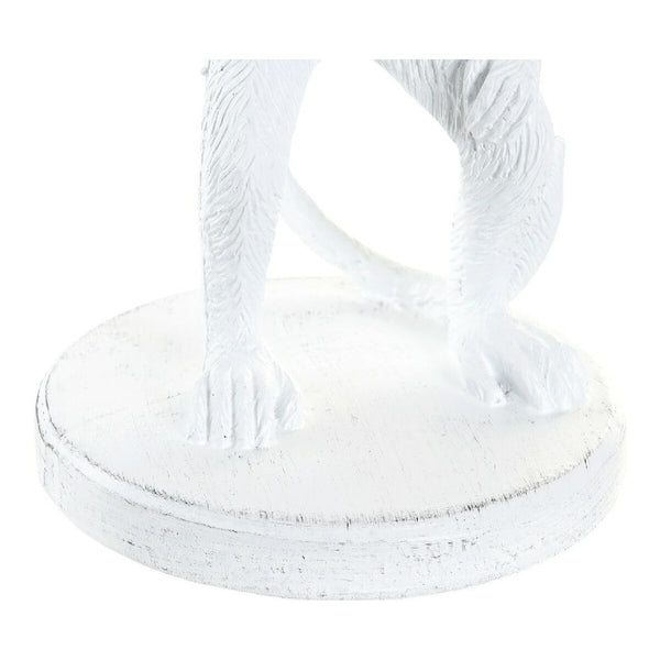 DKD Home Decor Apina Pöytälamppu, Valkoinen ja Musta