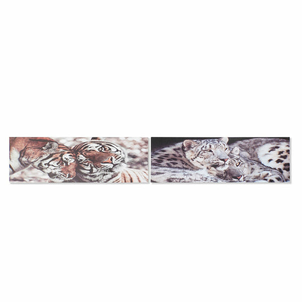 DKD Home Decor Kangastaulu Tiikeri 135x45 cm