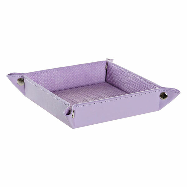 Liila Romanttinen Tarjotin DKD Home Decor 20x20 cm