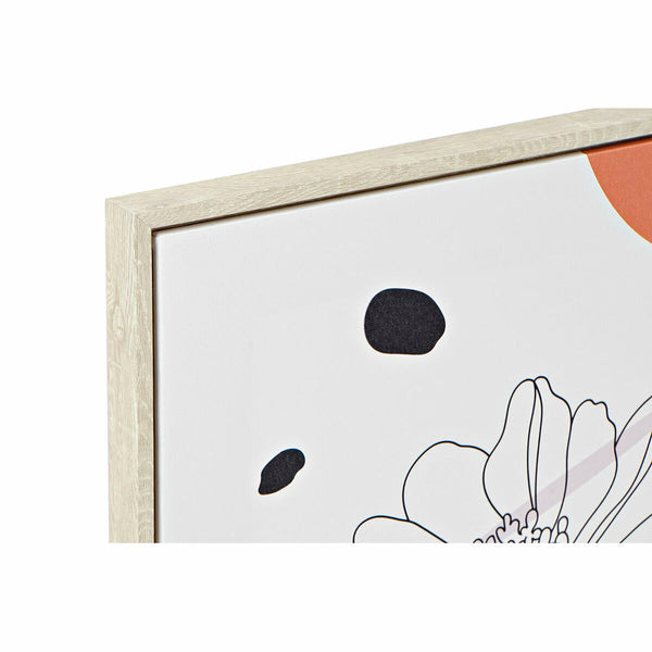 Abstrakti Kangastaulu DKD Home Decor 40x50 cm (4 kpl)