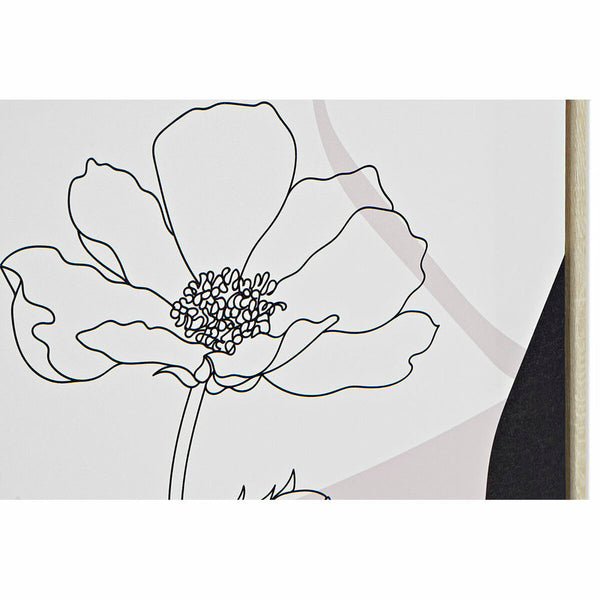 Abstrakti Kangastaulu DKD Home Decor 40x50 cm (4 kpl)