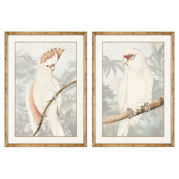 Trooppinen Papukaijamaalaus 50 x 70 cm (2 osaa)