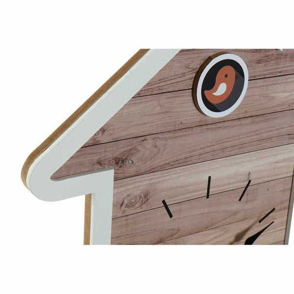 DKD Home Decor Seinäkello 32x56 cm Valkoinen