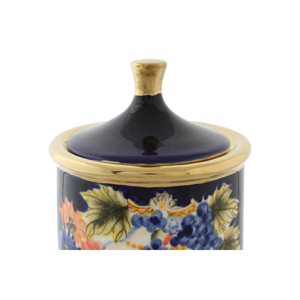 DKD Home Decor Posliinimaljakko Kasvot Sininen 25 cm