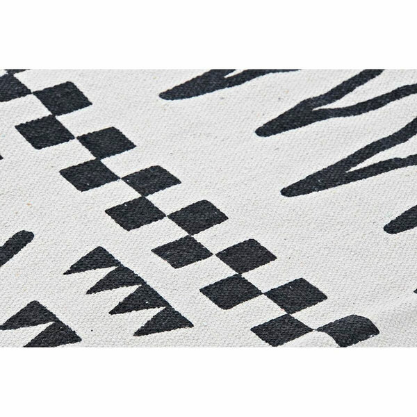DKD Home Decor Ikat Matto Musta Valkoinen 120x180 cm