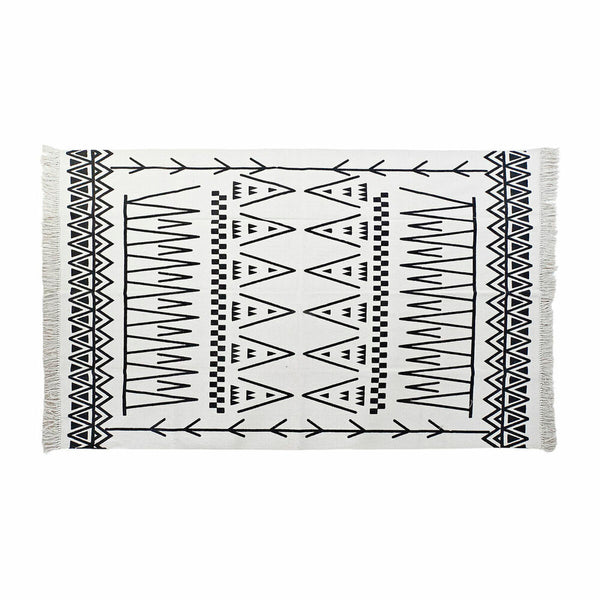DKD Home Decor Ikat Matto Musta Valkoinen 120x180 cm