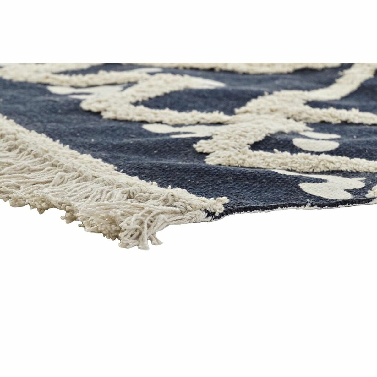 DKD Home Decor Laivastonsininen Matto 120x180cm