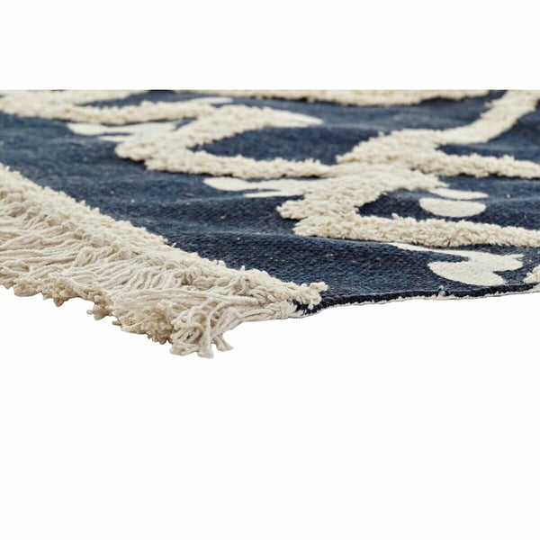 DKD Home Decor Laivastonsininen Matto 120x180cm