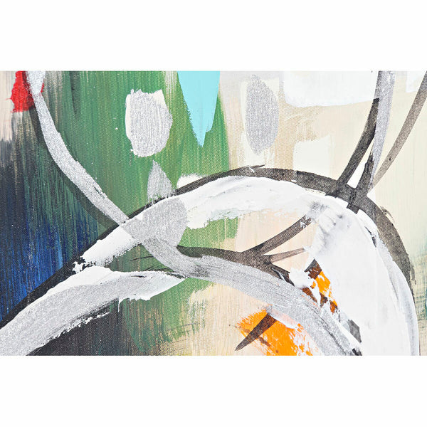 Abstrakti Kangasmaalaus DKD Home Decor 60x60 cm