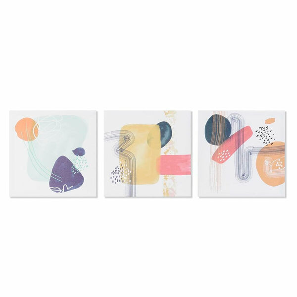 Abstrakti Kangastaulu DKD Home Decor 40 x 40 cm