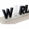 Koristevalot DKD Home Decor Musta MDF LED