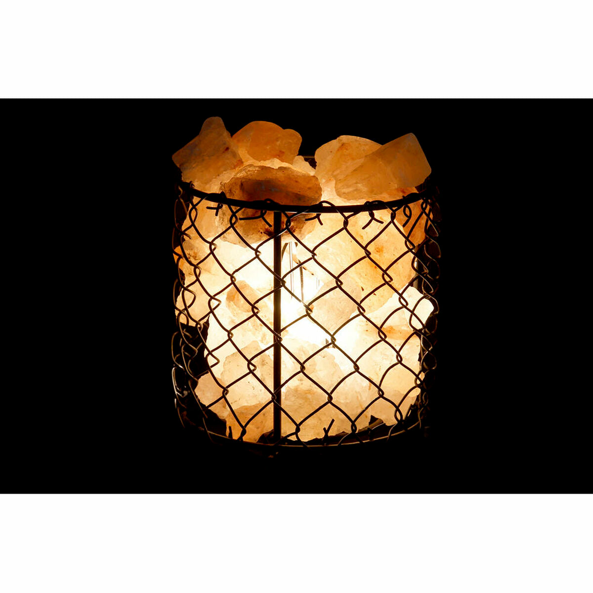 DKD Home Decor Suolalamppu Musta Oranssi 15 W