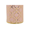 Posliinimaljakko DKD Home Decor 36 cm Pinkki Kullattu
