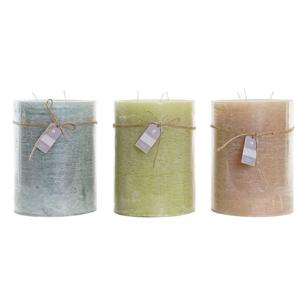 DKD Home Decor Vanilja Tuoksukynttilä 3 kpl