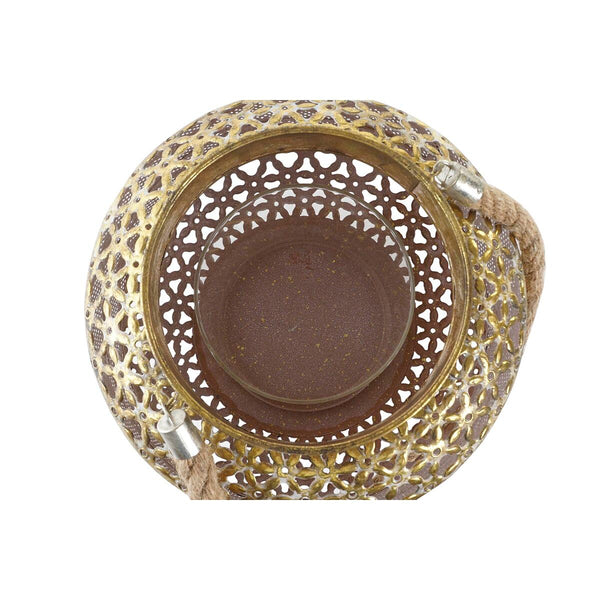 Kullattu Kristallilyhty DKD Home Decor