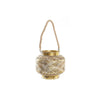 Kullattu Kristallilyhty DKD Home Decor
