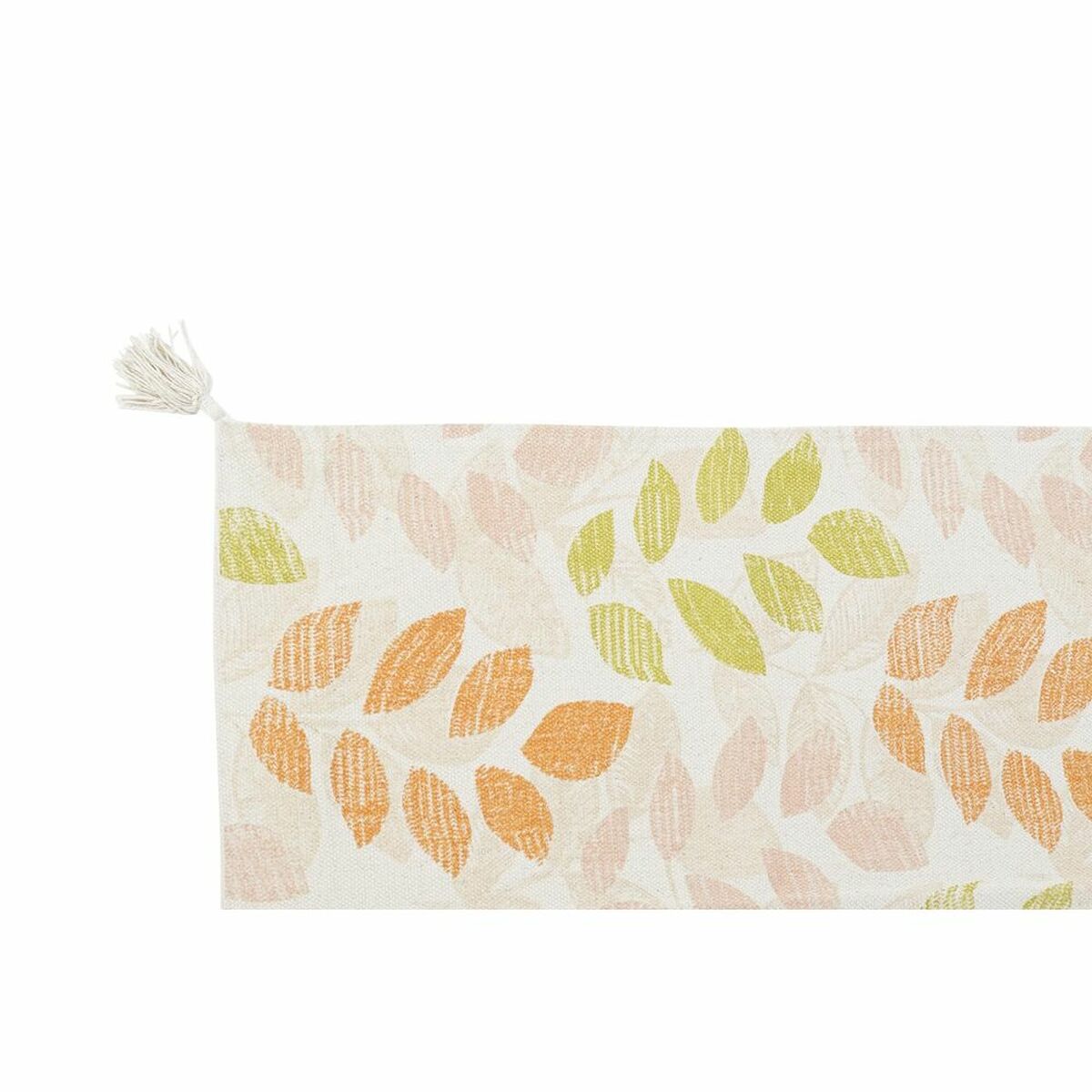DKD Home Decor Beige Monivärinen Matto Kasvikuviolla