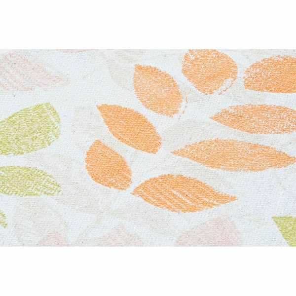 DKD Home Decor Beige Monivärinen Matto Kasvikuviolla