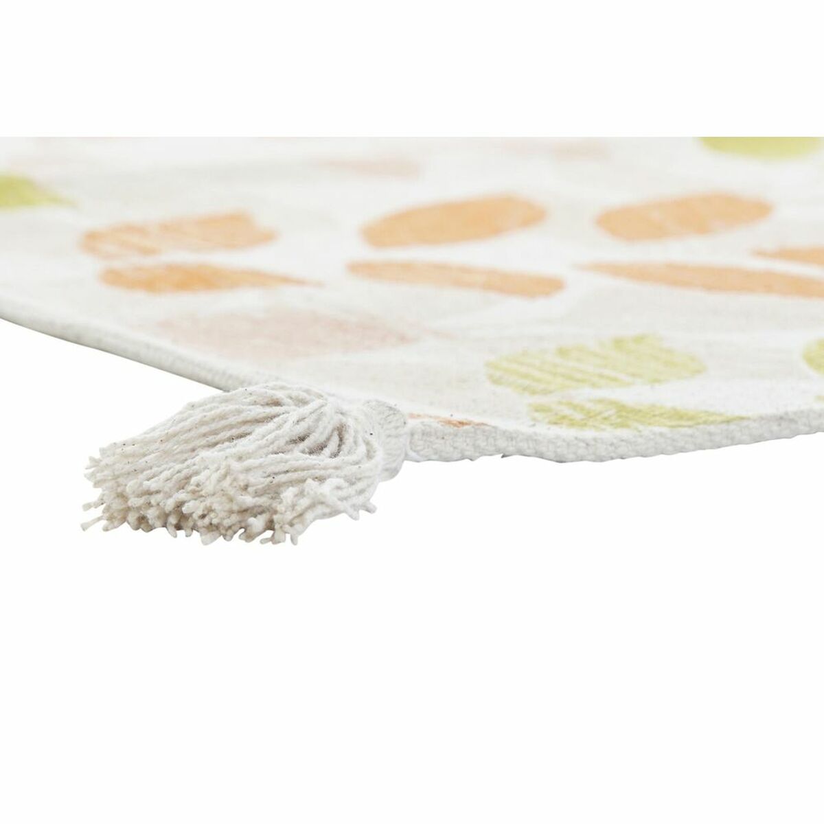 DKD Home Decor Beige Monivärinen Matto Kasvikuviolla