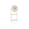 Seinäkello Hyllyillä DKD Home Decor Valkoinen