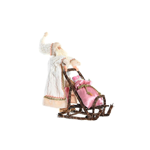 Joulupukki Koristehahmo Harmaa ja Pinkki